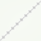 1.89 TCW Round Shaped Lab-Grown Diamond Clover Bracelet 9