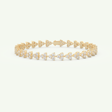 2.69 TCW Round Shaped Lab-Grown Diamond Tennis Bracelet 1