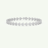2.69 TCW Round Shaped Lab-Grown Diamond Tennis Bracelet 7
