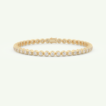 2.41 TCW Round Shaped Lab-Grown Diamond Tennis Bracelet 1
