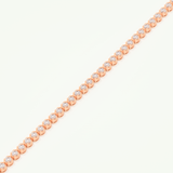 2.41 TCW Round Shaped Lab-Grown Diamond Tennis Bracelet 6
