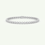 2.41 TCW Round Shaped Lab-Grown Diamond Tennis Bracelet 7