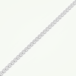 2.41 TCW Round Shaped Lab-Grown Diamond Tennis Bracelet 9