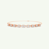 1.69 TCW Round Shaped Lab-Grown Diamond Tennis Bracelet 4