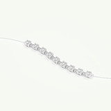 1.69 TCW Round Shaped Lab-Grown Diamond Tennis Bracelet 8