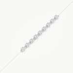 1.69 TCW Round Shaped Lab-Grown Diamond Tennis Bracelet 9
