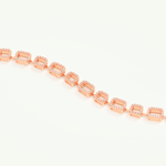 0.8 TCW Round Shaped Lab-Grown Diamond Chain Bracelet 5