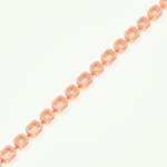 0.8 TCW Round Shaped Lab-Grown Diamond Chain Bracelet 6