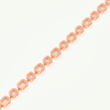 0.8 TCW Round Shaped Lab-Grown Diamond Chain Bracelet 6