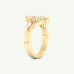 1.08 CT Marquise Cut Lab Grown Diamond Bridal Set 4