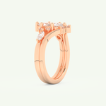 1.08 CT Marquise Cut Lab Grown Diamond Bridal Set 10