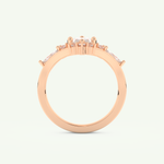 1.08 CT Marquise Cut Lab Grown Diamond Bridal Set 11