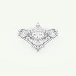 1.08 CT Marquise Cut Lab Grown Diamond Bridal Set 13