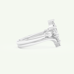 1.08 CT Marquise Cut Lab Grown Diamond Bridal Set 14