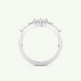 1.08 CT Marquise Cut Lab Grown Diamond Bridal Set 17