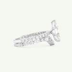 1.08 CT Marquise Cut Pave Lab Grown Diamond Bridal Set 14