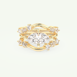 1.08 CT Marquise Cut Solitaire Lab Grown Diamond Bridal Set 1