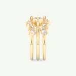 1.08 CT Marquise Cut Solitaire Lab Grown Diamond Bridal Set 6