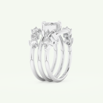 1.08 CT Marquise Cut Solitaire Lab Grown Diamond Bridal Set 16