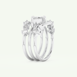 1.08 CT Marquise Cut Solitaire Lab Grown Diamond Bridal Set 16
