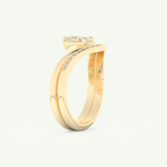 0.65 CT Pear Cut Solitaire Lab Grown Diamond Bridal Set 4