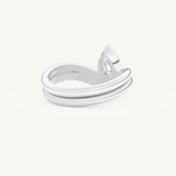 0.65 CT Pear Cut Solitaire Lab Grown Diamond Bridal Set 15