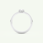 0.65 CT Pear Cut Solitaire Lab Grown Diamond Bridal Set 17
