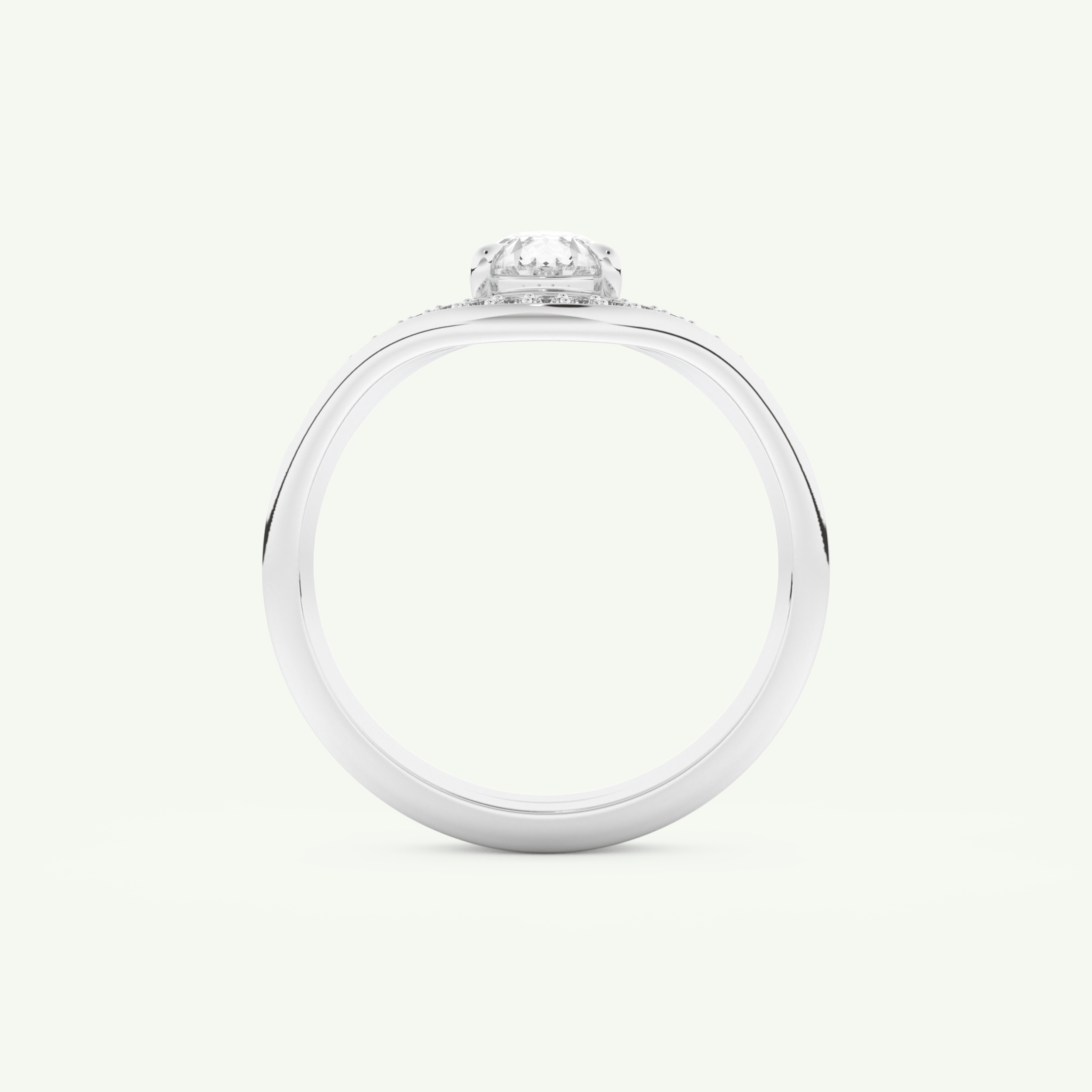 0.65 CT Pear Cut Solitaire Lab Grown Diamond Bridal Set 17