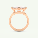 2.24 CT East West Marquise Cut Solitaire Lab Grown Diamond Bridal Set 11