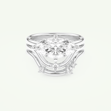 2.24 CT East West Marquise Cut Solitaire Lab Grown Diamond Bridal Set 13