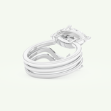 2.24 CT East West Marquise Cut Solitaire Lab Grown Diamond Bridal Set 15