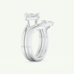 2.24 CT East West Marquise Cut Solitaire Lab Grown Diamond Bridal Set 16