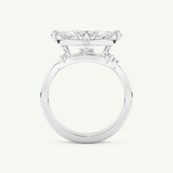2.24 CT East West Marquise Cut Solitaire Lab Grown Diamond Bridal Set 17