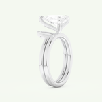 1.99 CT Pear Cut Solitaire Lab Grown Diamond Bridal Set 16