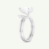 1.99 CT Pear Cut Solitaire Lab Grown Diamond Bridal Set 16