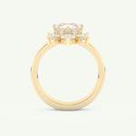1.78 CT Emerald Cut Solitaire Lab Grown Diamond Bridal Set 5