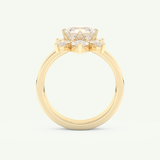 1.78 CT Emerald Cut Solitaire Lab Grown Diamond Bridal Set 5