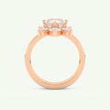1.78 CT Emerald Cut Solitaire Lab Grown Diamond Bridal Set 11