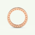 4.52 TCW Princess & Round Shaped January-Garnet Birthstone Wedding Band 11