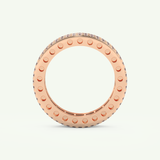 4.52 TCW Princess & Round Shaped January-Garnet Birthstone Wedding Band 11