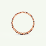 1.93 TCW Round and Marquise Shaped January-Garnet Birthstone Wedding Band 11