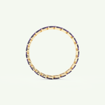 1.2 TCW Marquise Shaped February-Amethyst Birthstone Wedding Band 5