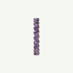 1.2 TCW Marquise Shaped February-Amethyst Birthstone Wedding Band 12