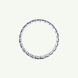 1.2 TCW Marquise Shaped February-Amethyst Birthstone Wedding Band 17