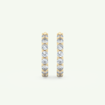 0.54 TCW Round March-Aquamarine Birthstone Stud Earrings 1