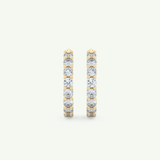 0.54 TCW Round March-Aquamarine Birthstone Stud Earrings 1