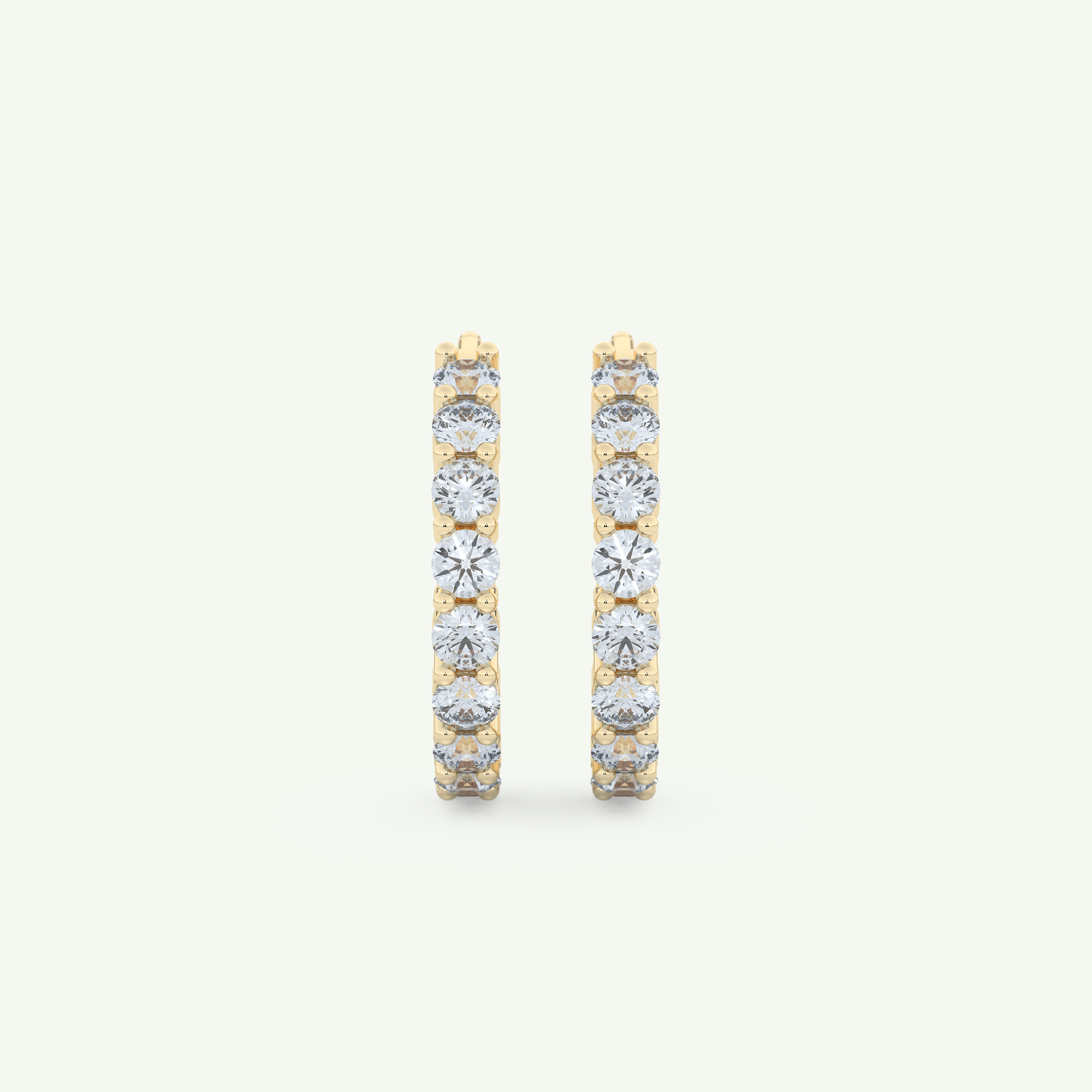 0.54 TCW Round March-Aquamarine Birthstone Stud Earrings 1