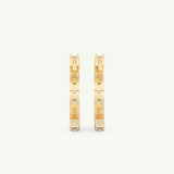 0.54 TCW Round March-Aquamarine Birthstone Stud Earrings 2