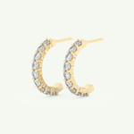 0.54 TCW Round March-Aquamarine Birthstone Stud Earrings 3