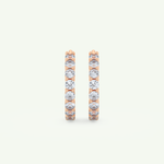 0.54 TCW Round March-Aquamarine Birthstone Stud Earrings 5